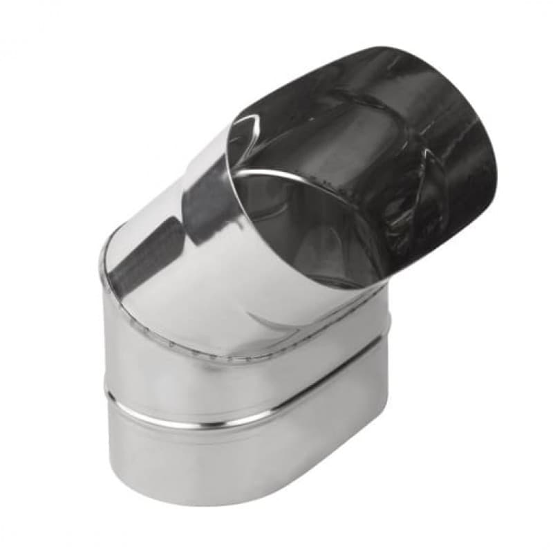 Отвод 45 120х230 овал по широкой стороне 1.