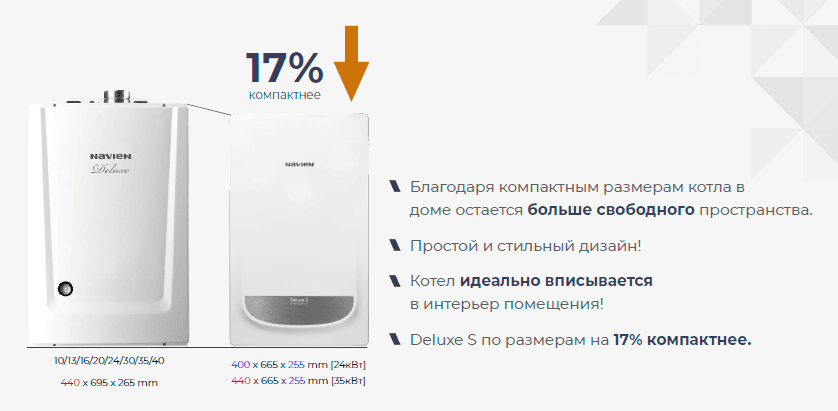 Газовый котел Navien Deluxe S 24 K 4.