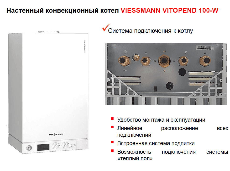 Газовый котел Viessmann Vitopend 100 A1HB 24.8 turbo 3.