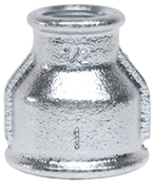 Муфта переходная 1x1/2" чугунный оцинкованный Gebo Platinum