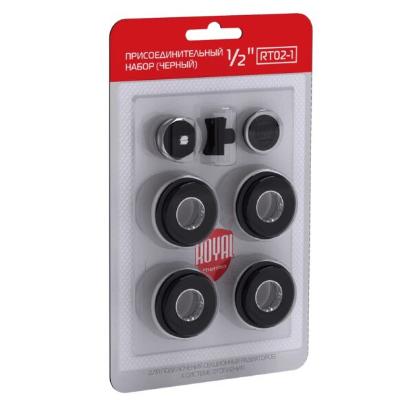 Комплект пробок Royal Thermo 1 x 1/2 (black)
