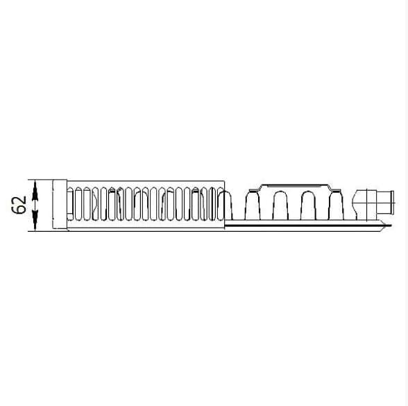 Радиатор отопления Lemax Valve Compact 300x2400 - 11 5.