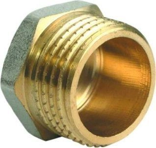 Заглушка латунная с наружной резьбой - 3/4"