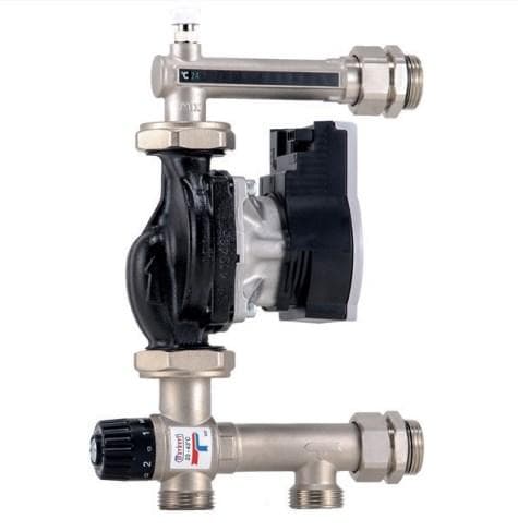 Hасосно-смесительный узел Barberi с насосом Grundfos UPM3 AUTO T 20-55 kv 3.5 27B040N4T3