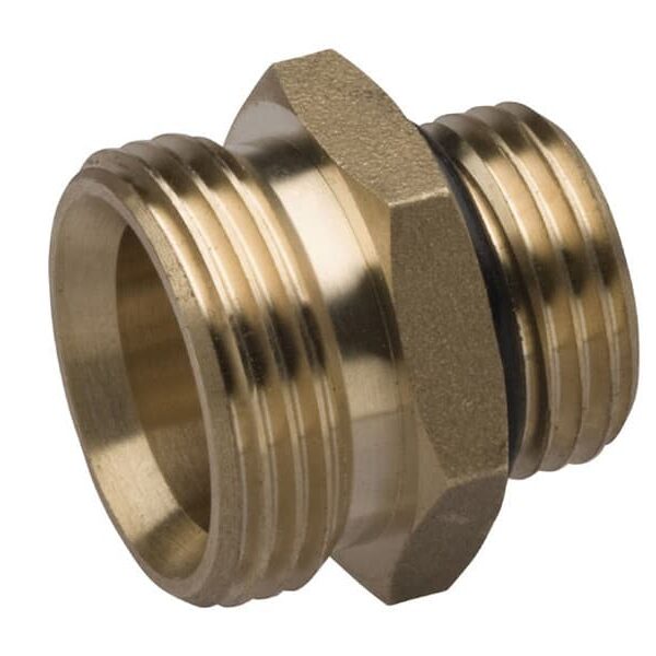 Ниппель латунный с резьбой под евроконус 1/2" х 3/4" 980