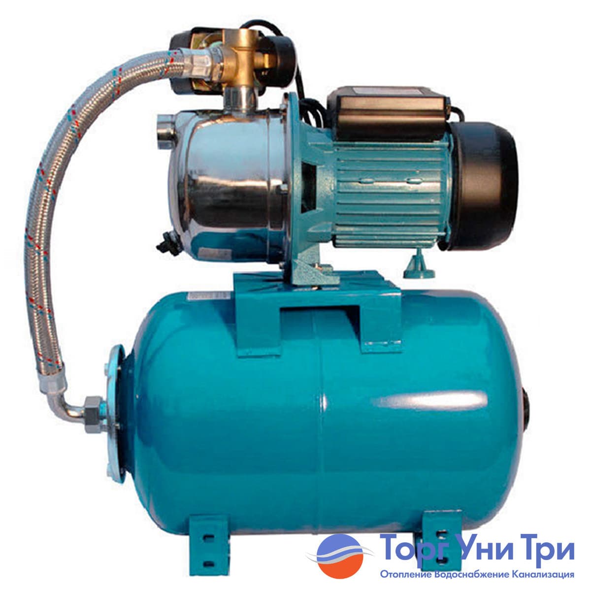 Насос-гидрофор (станция водоснабжения) Omnigena JY-1000/24 с баком 24л 1.