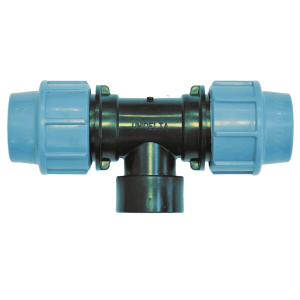 Тройник ПЭ с внутренней резьбой Unidelta - 20x1/2"