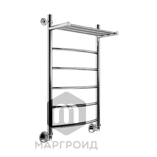 Полотенцесушитель водяной, /50, нижн.подв., 1″, с полкой, вид 4 - 80