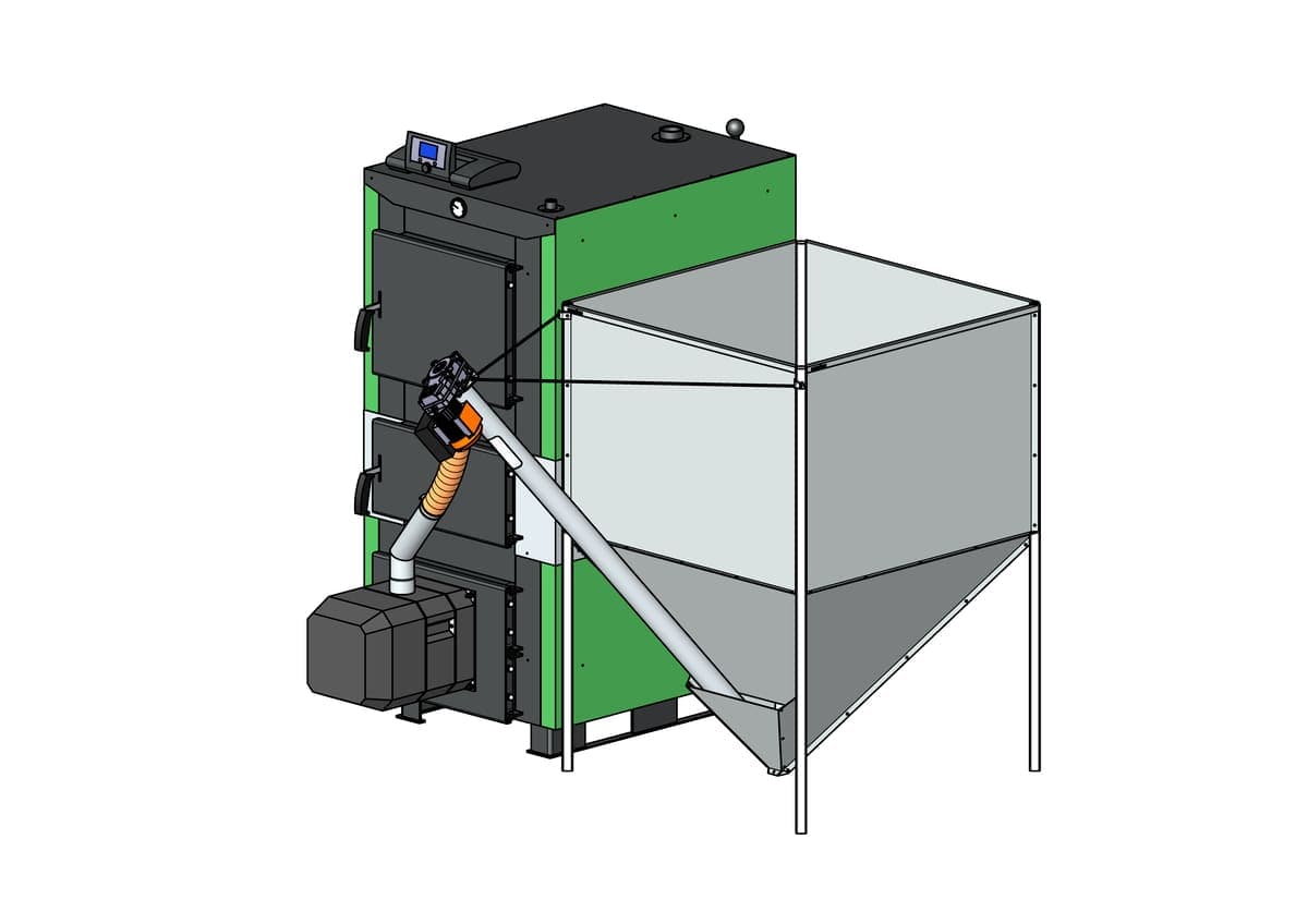 Твердотопливный пеллетный котёл SAKOVICH PELLET MAX - 50 5.